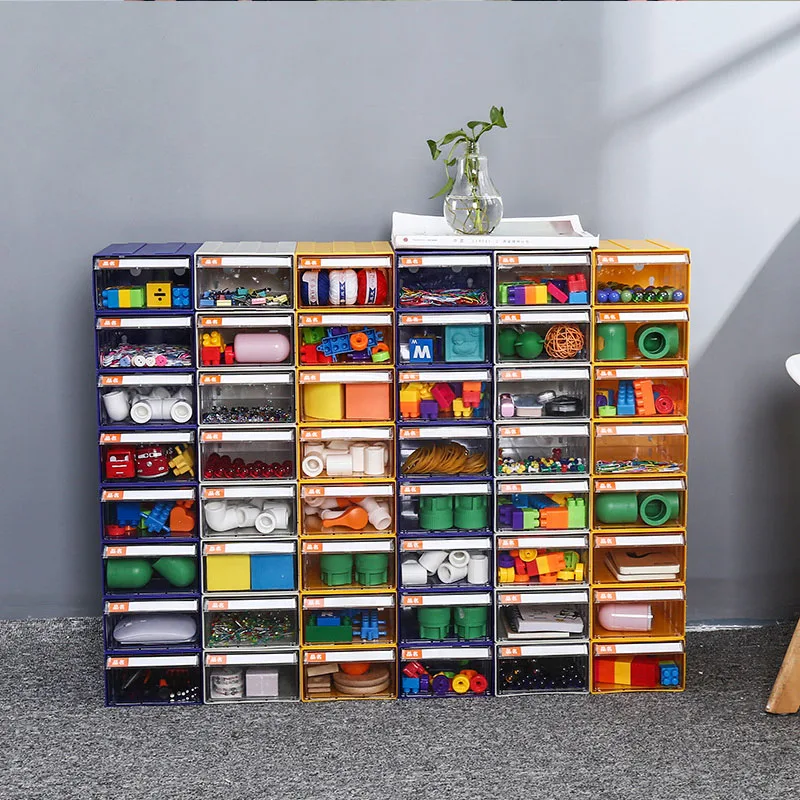 

legoinglys Space Saving Storage Box Assembleable Building Block Bricks Storage Case Clear Plastic Organizer Box for kids gift