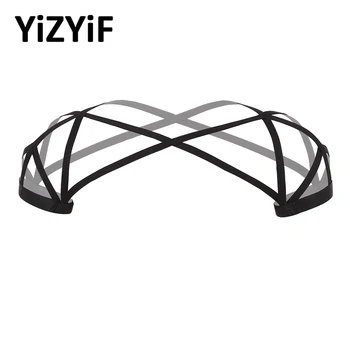 

Womens Shoulder Harness Belt Punk Gothic Elastic Body Shoulder Chest Straps Harness Belts Club Party Costume Straps Accessories
