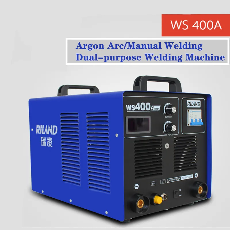 US $738.15 WS400A Electric Welding Machine Industrial WaterCooled Inverter DC Argon ArcManual Welding DualPurpose Welding Machine