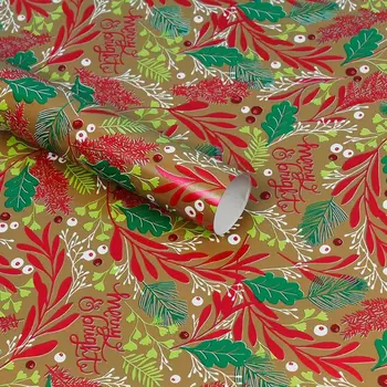 

5 Sheets Christmas Wrapping Paper Gift Packing Present Box Packaging Wrap Decor 67JB