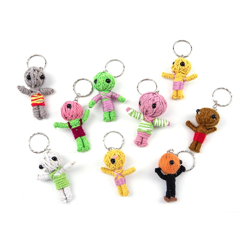 Брелок ручной работы для куклы вуду 4 шт./компл. аксессуары мини-кукол подарочные