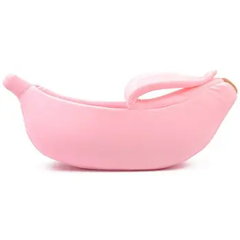 

1 Set Banana Cat Litter Creative Nest Banana Shape Cat Litter Warm Pet Nest Portable Pet Basket Supplies Mat Beds