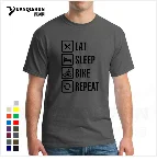 Забавная футболка для сварщика Eat Sleep Weld Repeat, Модная хлопковая Футболка 16 цветов, уличная футболка, топы с короткими рукавами