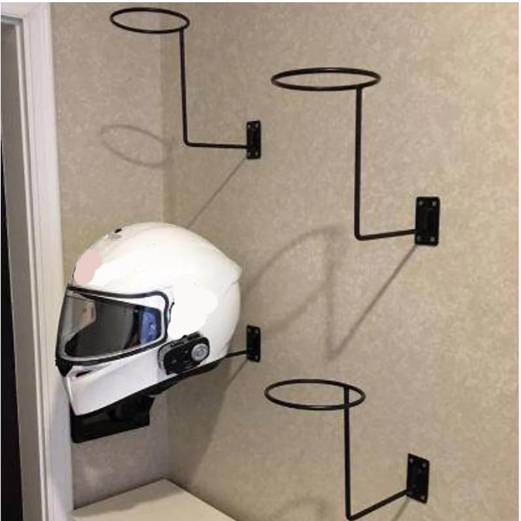 Motorcycle Helmet Holder Hanger Rack Wall Mounted Hook For Coats Hats Caps Helmet Rack Aluminum Motorcycle Accessories