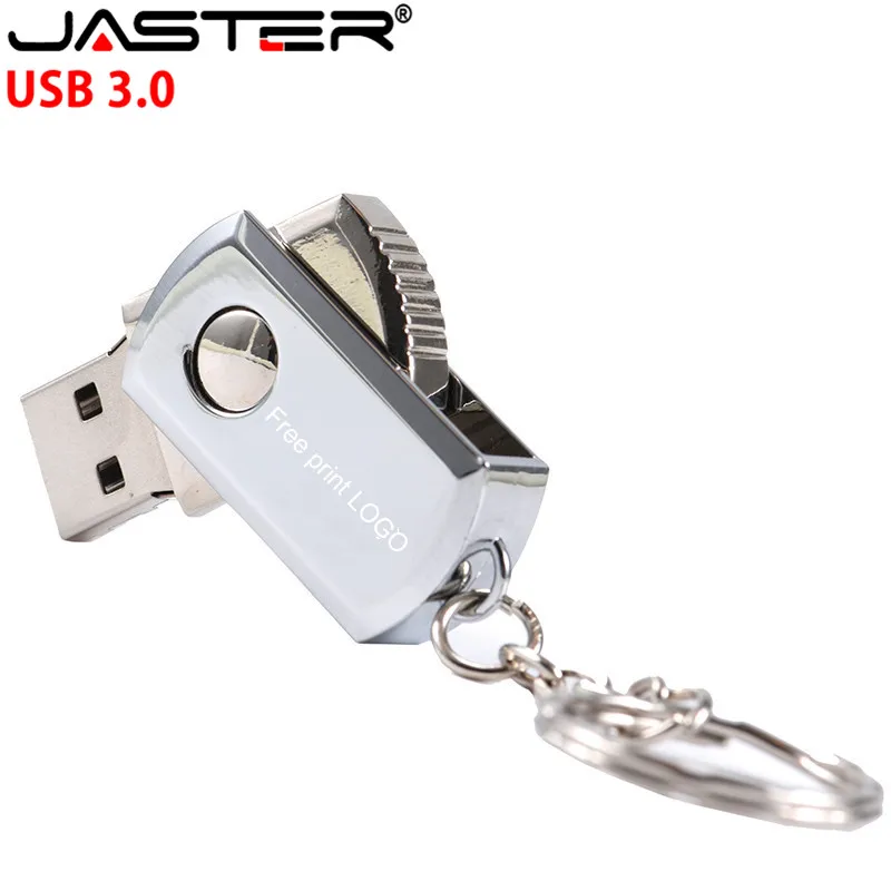 Металлический флеш накопитель JASTER USB 3 0 в виде брелка для ключей шка 64 ГБ 32 16