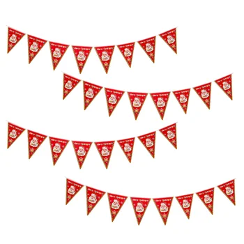 

2 Packages of Christmas Hanging Garlands Xmas Parties Decoration Party Props