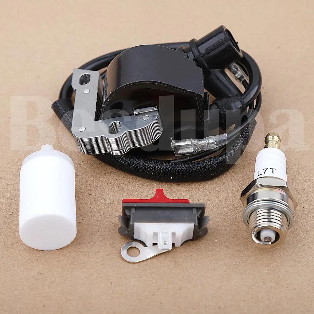 Ignition Coil Stop Switch Spark Plug Kit For Husqvarna 50 51 55 254 257 266 268 272 Spare Parts 503620203 544018401 5