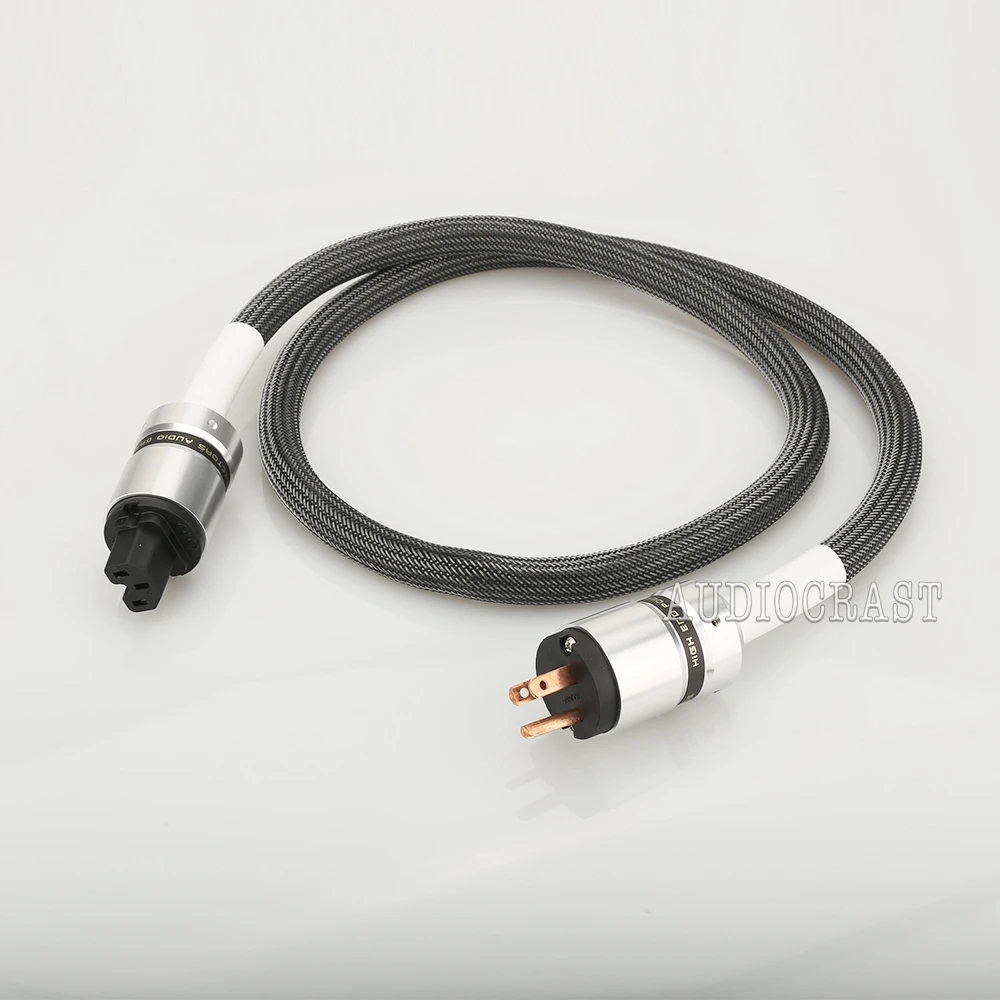

Audiocrast 4N OFC AC US Power Cable HIFI AUDIO Extension power cable