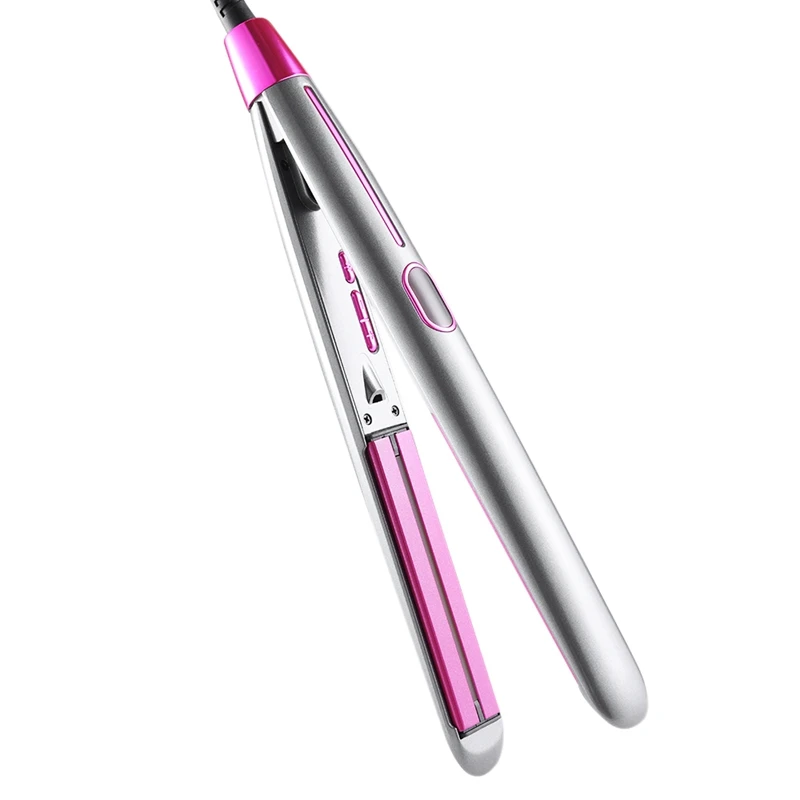 

Hair Curler Styling Tool Tourmaline Ceramic Hair Straightener Professional Straightening Iron Intelligent Flat Irons Eu Plug