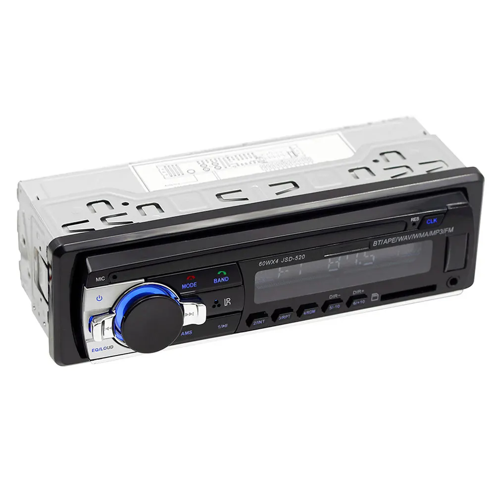 

Bluetooth Autoradio Car Stereo Radio FM Aux Input Receiver SD USB JSD-520 12V In-dash 1 din Car MP3 Multimedia Player