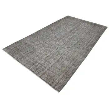 

166x280 Cm Brown Handmade Overdyed Rug-5x9 Ft