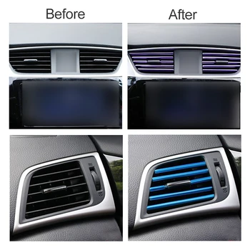 

SPEEDWOW 10pcs Air Outlet Decoration Chrome Trim Strip Bumper For BMW m3 m5 e46 e39 e36 e90 e60 f30 e30 e34 f10 e53 f20 e87 x3