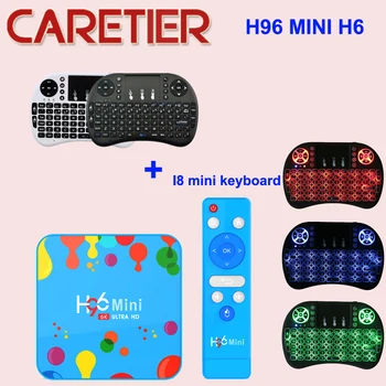 

4GB 128GB H96 Mini Android 9.0 TV Box Allwinner H6 Quad Core 6K H.265 Wifi Bluetooth HD Youtube Set top box 4GB 32GB Box