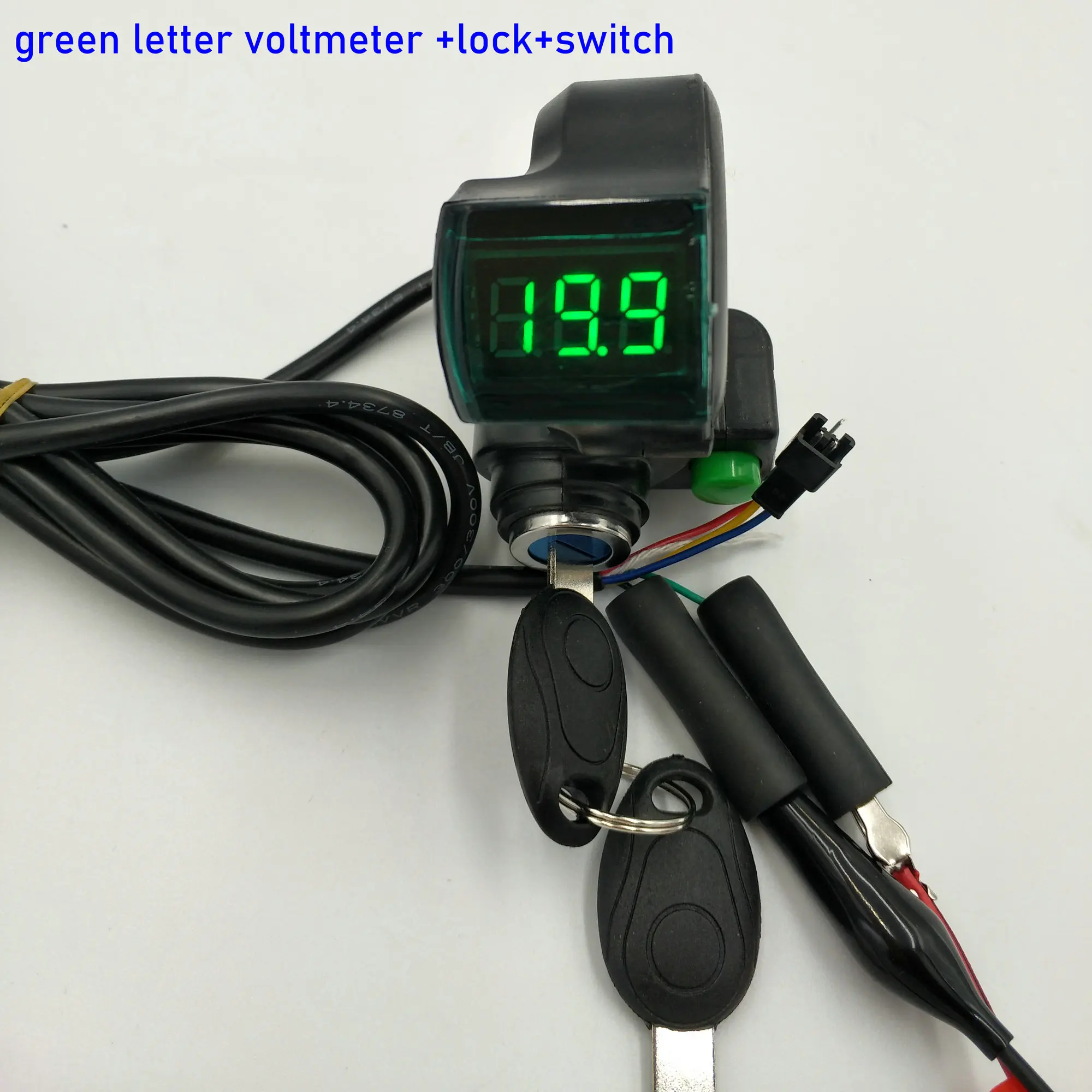 12100v Digital Display With Lock/key&switch For Electric Bike Scooter