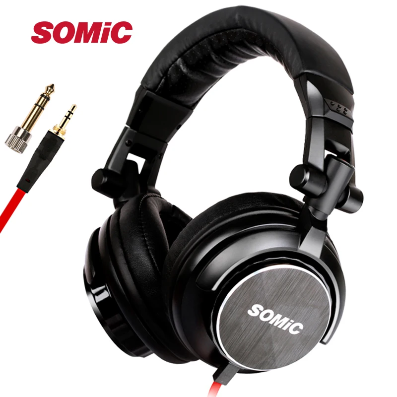 Оригинальные профессиональные DJ наушники SOMIC MM185 с монитором 50 мм HD складная