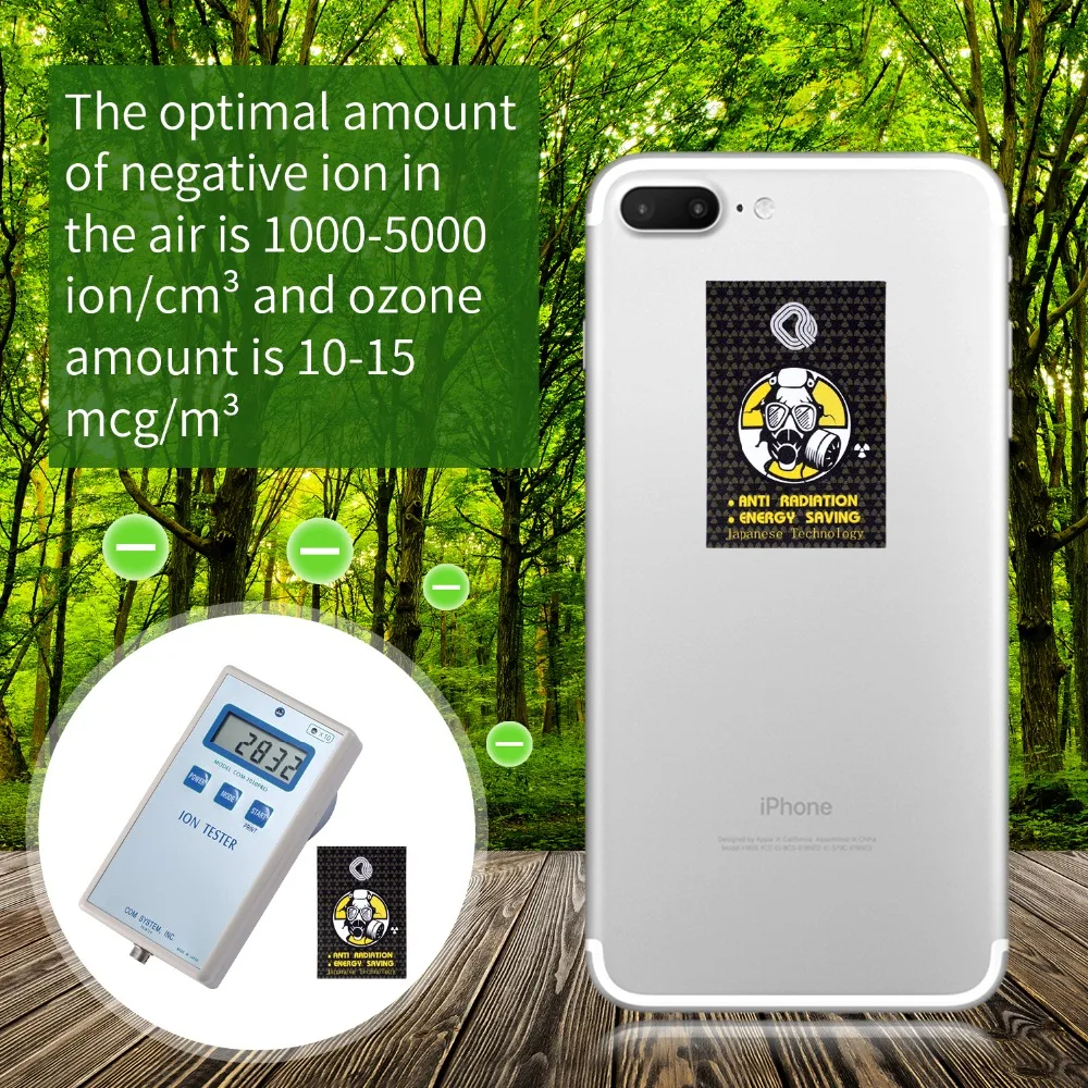 Высокое качество 3000CC ионы антирадиационные наклейки здоровье для мобильного телефона устройство для экономии топлива стикер 50 шт./партия