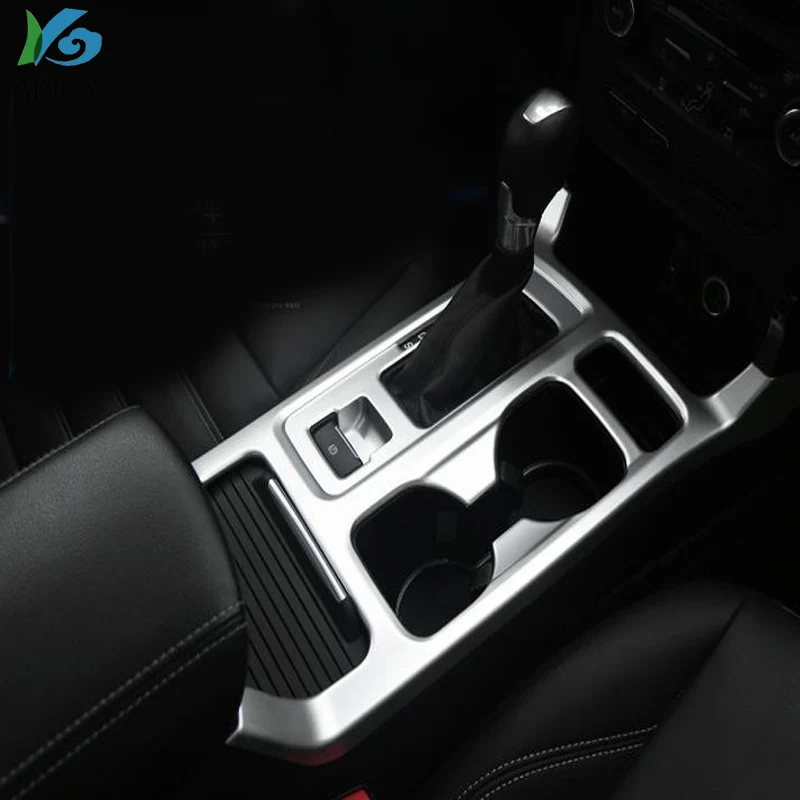 Для Ford Escape Kuga хром a/t Авто ручка модель панельная Накладка для коробки передач отделка рамка молдинг украшения