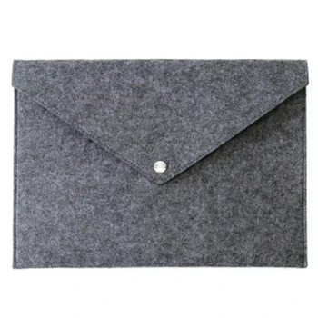 

1pc Document Bag File Folder Multifunctional Simple Briefcase Durable Stationery Felt Student Large Capacity