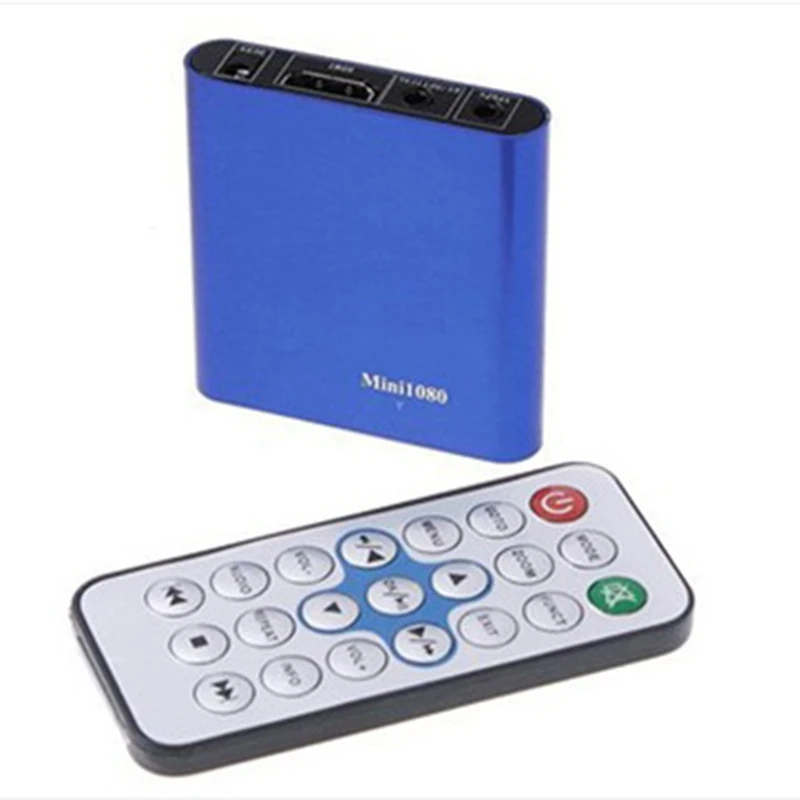 MINI 1080 HD Media Player USB External Media Player SD Media Box Support MKV AVI TS/TP HDD Player EU Plug