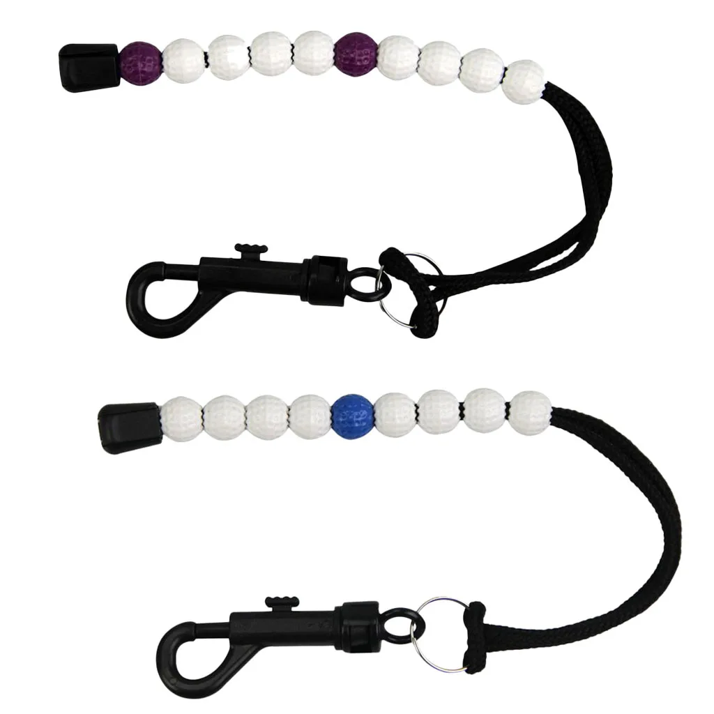 Portable Golf Stroke Bead Score Counter Counting Tool Bracelet Golf Bag Tag Accessories
