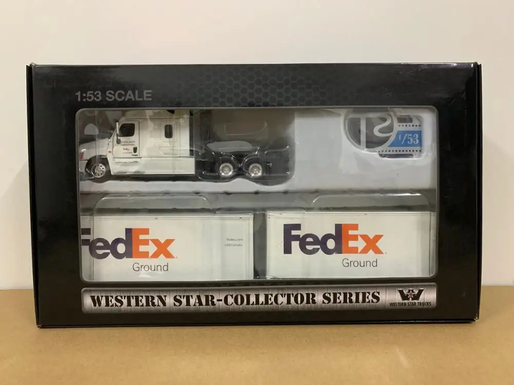 Tonkin Replicas металлическая модель грузовика Коллекционная FedEx наземная 1:53 грузовик Freightli