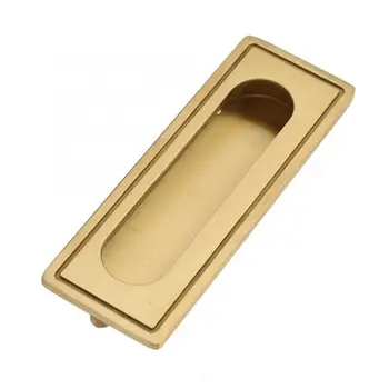 

Brass Recessed Furniture Handle Kitchen Cupboard Cabinet Wardrobe Drawer Pulls Furniture Hardware