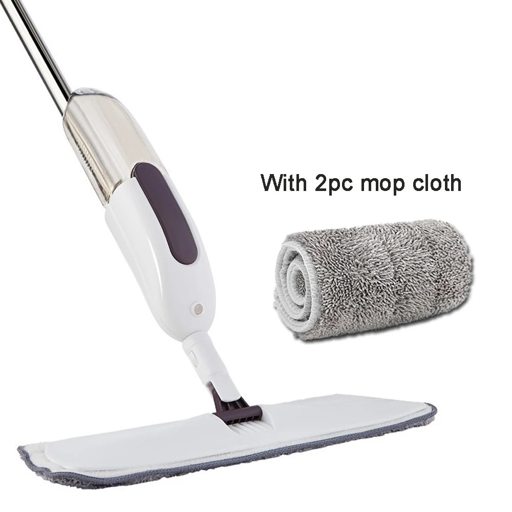 one mop 2 mop cloth 360 градусов Швабра для пола с многоразовой шваброй ткань Избегайте мытья рук инструмент для чистки пола кухня ленивая Швабра для деревянного пола - Color: one mop 2 mop cloth