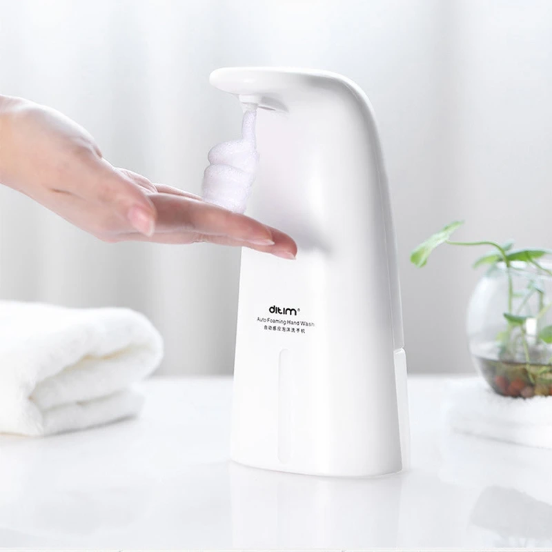 

Automatic Foam Soap Dispenser Touchless Hand Wash Washer Soap Dispenser 0.25S Infrared Induction Sensor Kitchen Bathroom