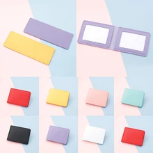  Ultra-thin Card Case Exquisite General Fashion Driving Document PU Leather Card Holder Solid Color Driver License Purse 