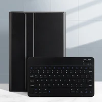 Funda protectora con teclado para tableta Samsung Galaxy Tab S7, carcasa protectora de PU con Bluetooth, 11 