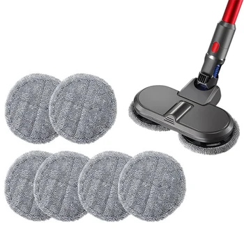 

For Dyson Electric Mopping Vacuum Brush And Cleaner Cleaning Cloth For Dyson V7 V8 V10 V11 Replaceable Parts With 6pcs Mop Cloth