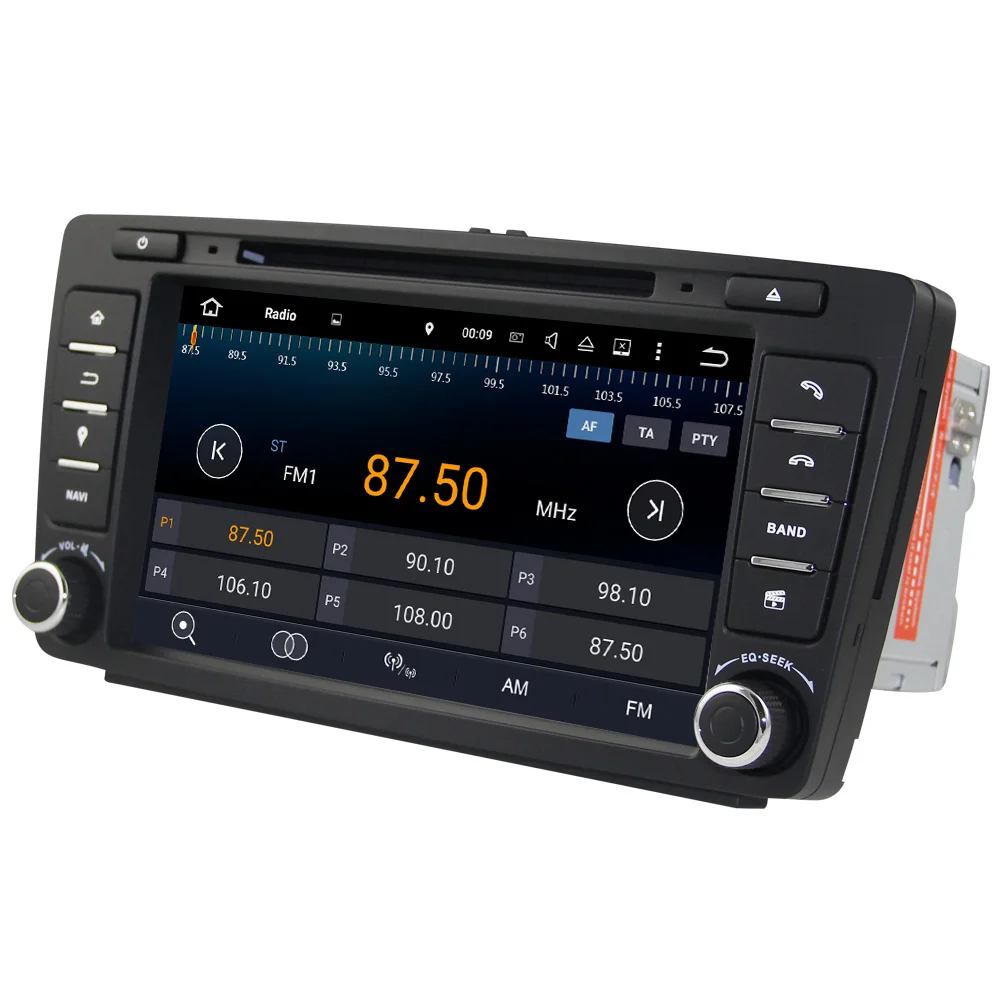Eunavi 2 Din автомобильный DVD GPS для Skoda Octavia 2012 2013 A 5 A5 Yeti Fabia Android 9 0 четырехъядерный Гб RAM