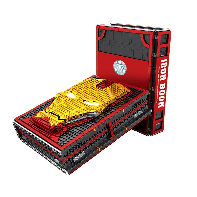 

2019 New Creative Legoinglys Marvel Iron Man Building Block Iron Man Armor Underground Laboratory Creative Building Block SY1361