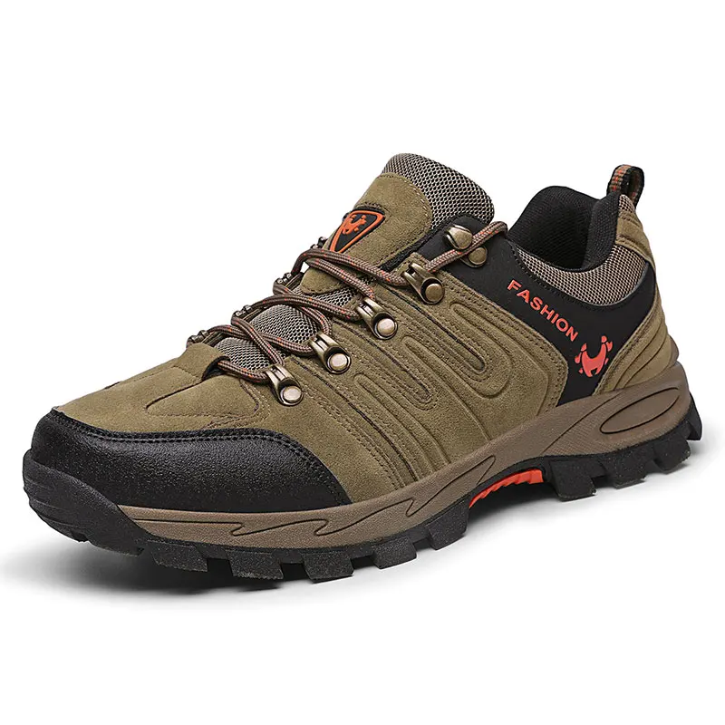 Mountain Walking Shoes Men Large Size 46 Outdoor Tracking Shoes Autumn Winter Outdoor Hiking Shoes Hill Climbing Sneakers