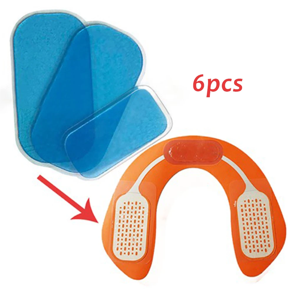 

3/6Pcs EMS Hip Training Gel Patch Conductive Patch Portable Fitness Equipment For Unisex