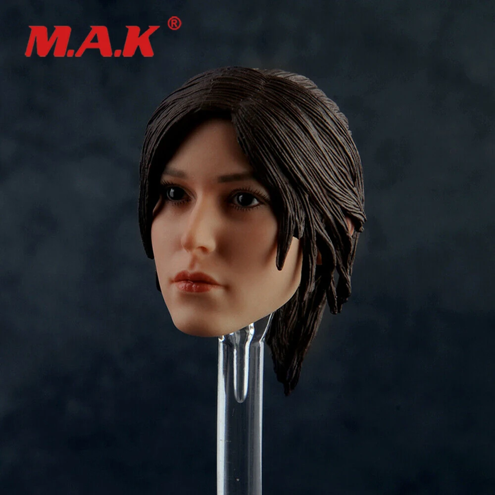 

1/6 Scale Jill Head Craved with Hard Hair Model Female Head Sculpt For 12â€˜â€™ Action Figure Body Accessories