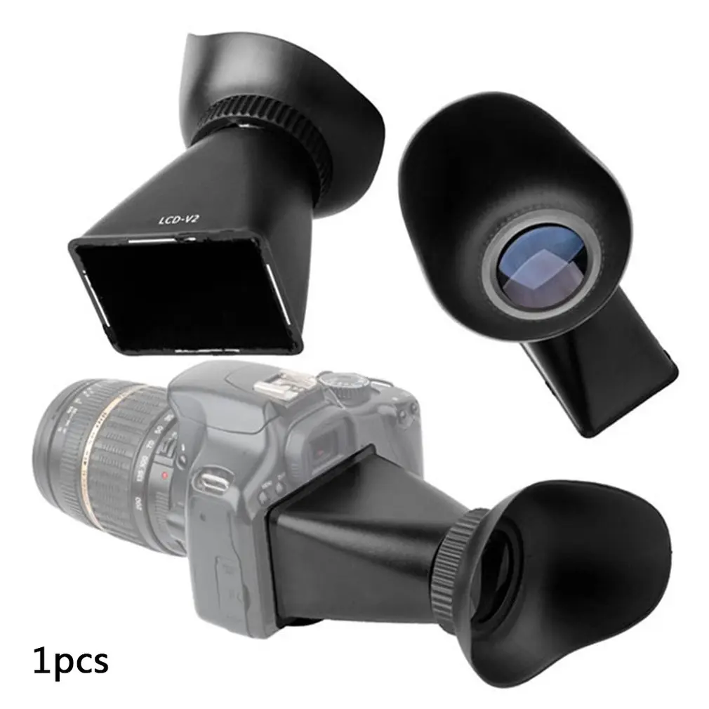 V2 3:2 SLR Camera LCD Viewfinder Magnifier Expansion Cover LCD Screen Camera Magnifying Viewfinder Sunshade