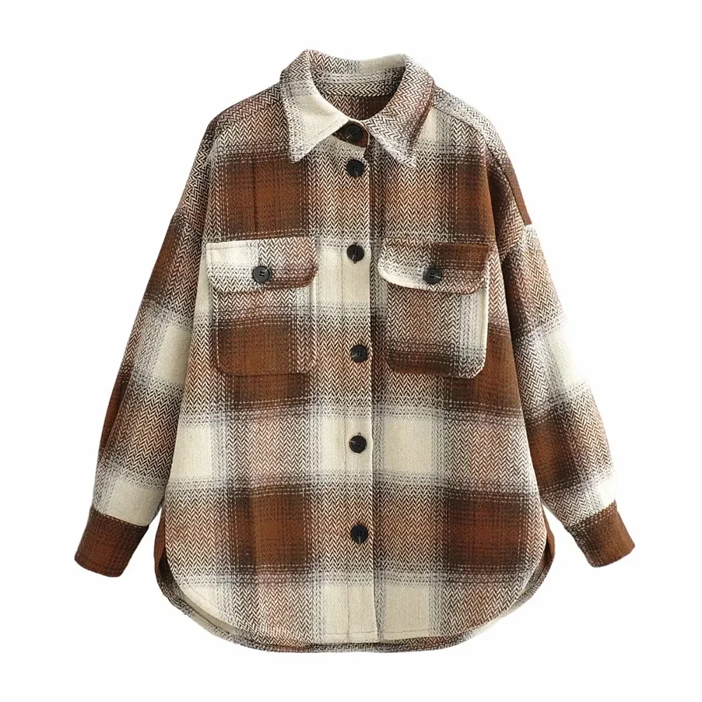 Vintage Chic Red Contrast Colors Plaid 