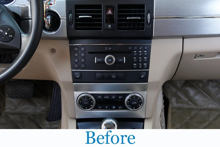 Для Mercedes benz GLK Class X204 2010-2012 углеродное волокно ABS центральная консоль CD декоративная рамка отделка автомобильные аксессуары