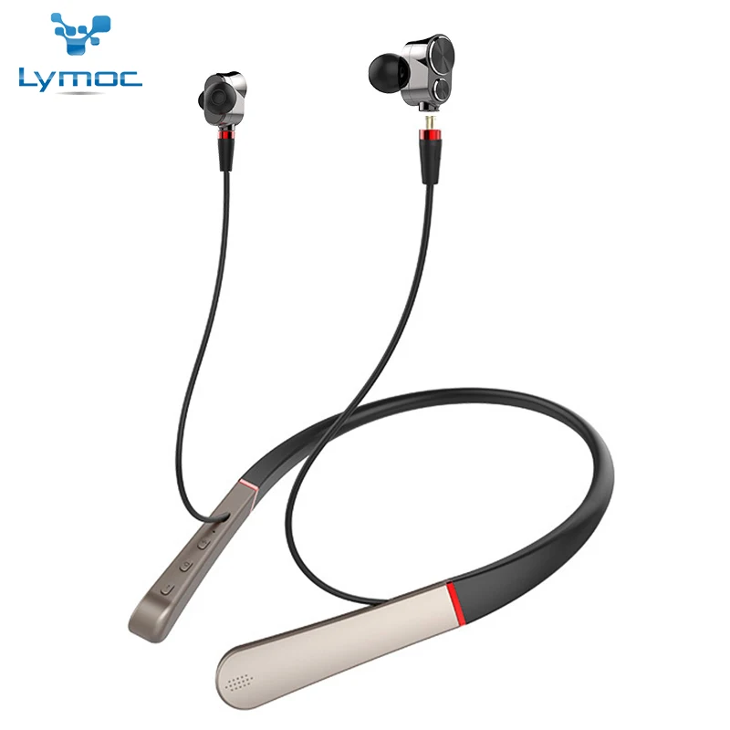 Наушники LYMOC HiFi съемные 6 динамических катушек Bluetooth 5 0 беспроводные наушники с
