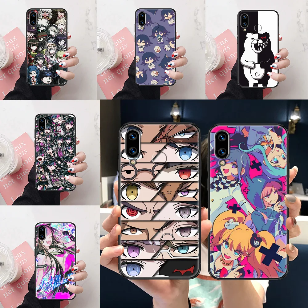 Телефонный чехол Danganronpa monokuma Mioda Ibuki для Huawei Honor 6A 7A 7C 8A 8X 8 9 9X 10 10i 20 Lite Pro черный