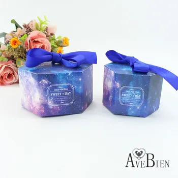 

AVEBIEN 20pcs Event Party Supplies Creative Paper Gift Box Romantic Wedding Favors and Gifts Candy Box for Guests Baby Shower