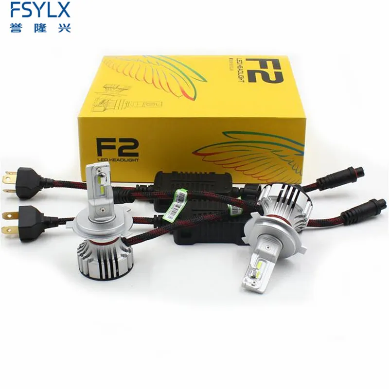 72W фары для 12000LM F2 H4 H7 H8 H11 h13 автомобиля светодиодный шарика противотуманного