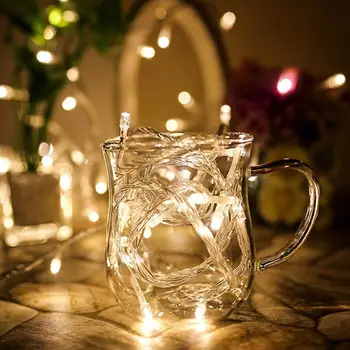 

10m 100LED Sky String Light Wedding Party Starry One-button Design Low Power Consumption Outdoor Fairy Decorative Lamp