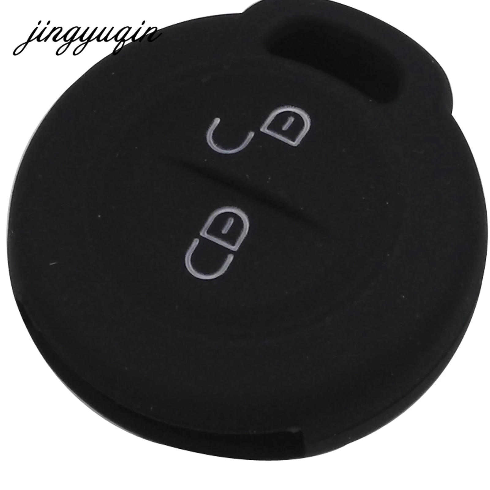 30pcs/lot 2 Buttons Silicone Key Fob Cover For Mitsubishi Colt Warior Carisma Spacestar Remote Key Case