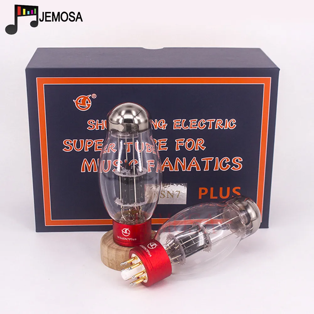 

2PCS SHUGUANG 6SN7 Vacuum Tube WE6SN7 PLUS Replace 6N8P 6N8C 6H8C 6SN7GT CV181 Tube Vintage HIFI Audio Vacuum Tube Amplifier