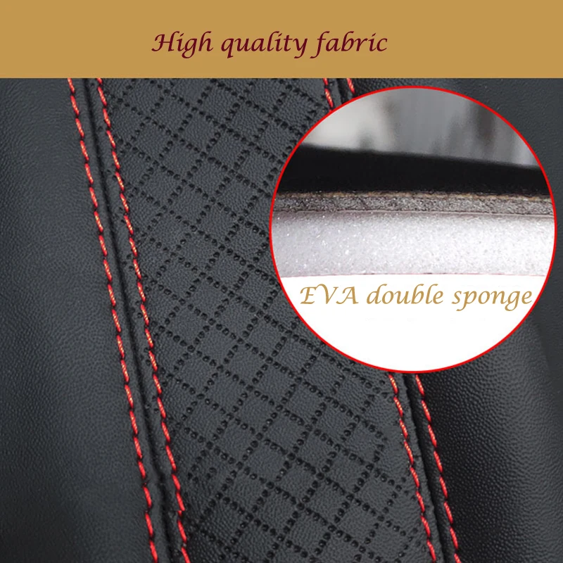 Soft Leather Embossed Seat Belt Shoulder Pads To Protect The Driver's Shoulders. Car Seat Cover Decoration