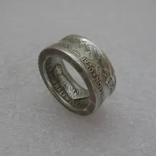 США 1620-1920 полдоллара кольцо посеребренное кольцо ручная работа