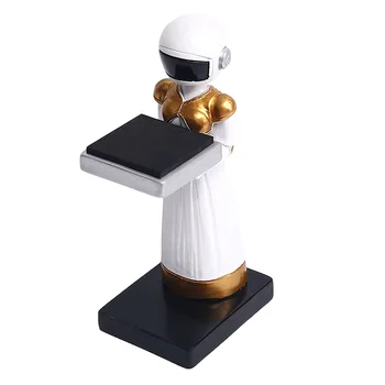 

Jewelry Resin Wrist Watch Display Stand Spaceman Table Storage Organization