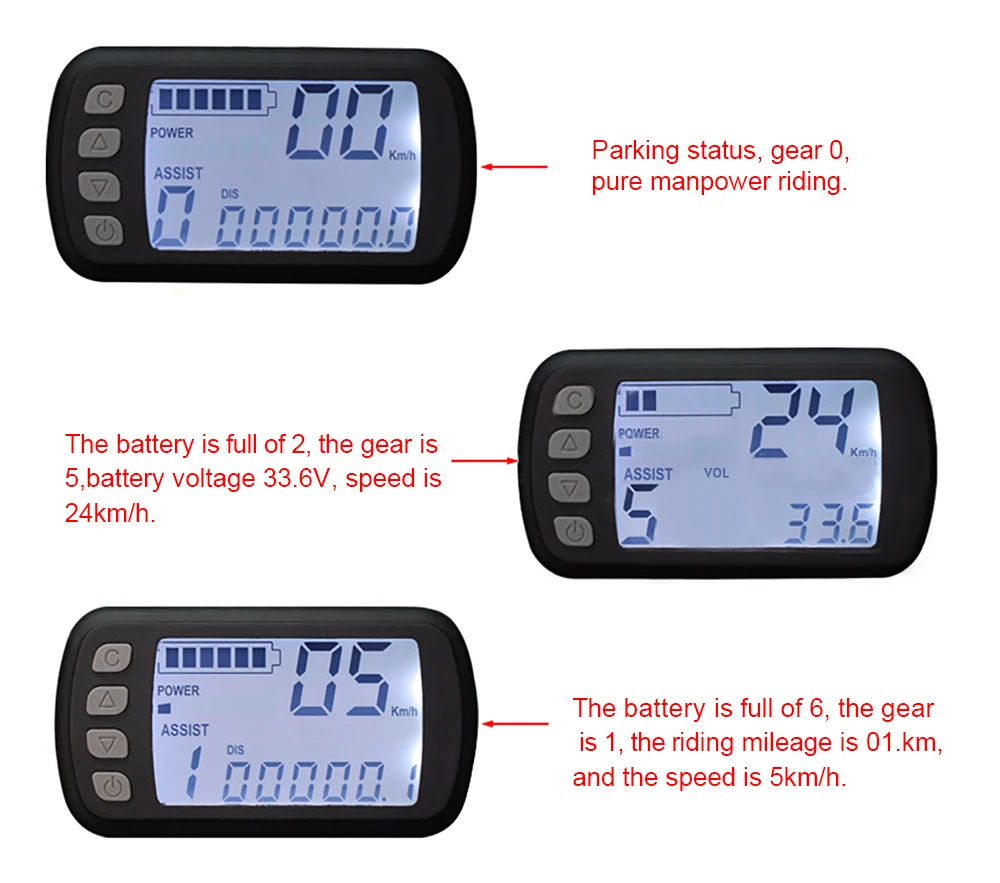 Electric Bicycle 36V48V24V 250W 500W 1000W Electric Bike Controller